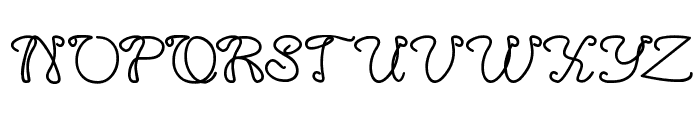 The Good Life Font UPPERCASE