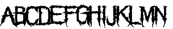 The Grim Raiders Regular Font UPPERCASE