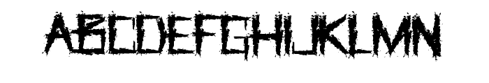 The GrindeR Regular Font LOWERCASE