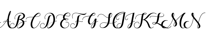 The Heart of Everything Demo Font UPPERCASE
