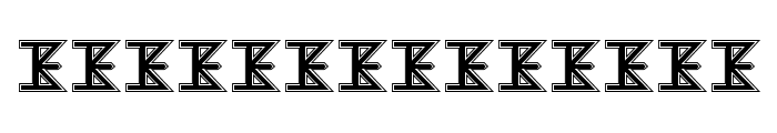The KISS Font Font LOWERCASE
