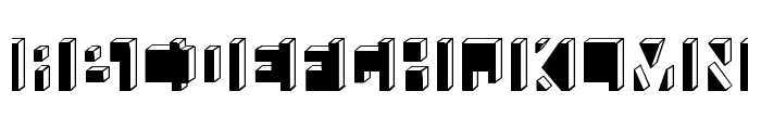 The Namafont Font UPPERCASE