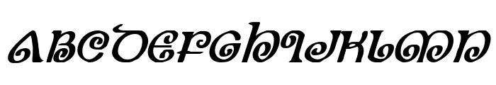 The Shire Bold Italic Font UPPERCASE