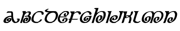 The Shire Bold Italic Font LOWERCASE