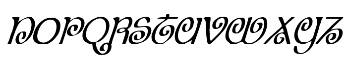The Shire Condensed Italic Font LOWERCASE