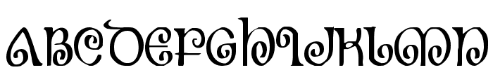 The Shire Condensed Font UPPERCASE