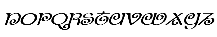 The Shire Expanded Italic Font LOWERCASE