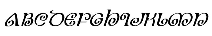 The Shire Italic Font UPPERCASE