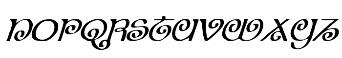 The Shire Italic Font UPPERCASE