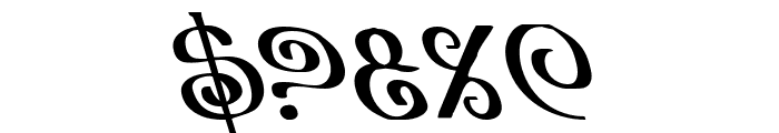 The Shire Leftalic Font OTHER CHARS