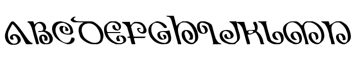 The Shire Leftalic Font UPPERCASE