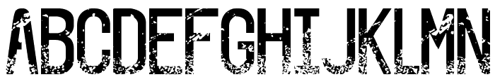 The Sound of Truth Grunge Font LOWERCASE