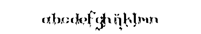 The Terriffic Kerganogggg... Regular Font LOWERCASE