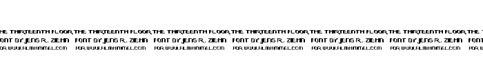 The-Thirteenth-Floor Font OTHER CHARS