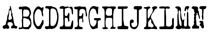 The X-Files Font UPPERCASE