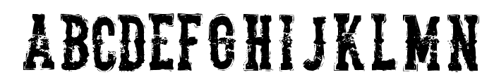 TheDeadliestSaloon Font LOWERCASE