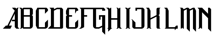 TheFire Regular Font UPPERCASE