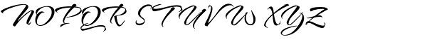 TheNautiGal Font UPPERCASE