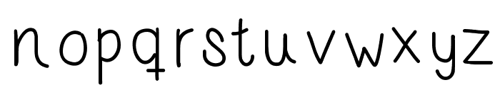 TheStarsThatShineAbove Font LOWERCASE