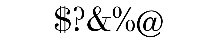 Theano Didot Regular Font OTHER CHARS