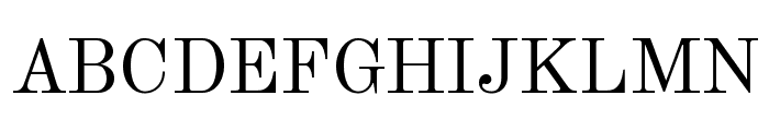 Theano Modern Regular Font UPPERCASE