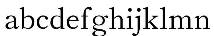 Theano Old Style Regular Font LOWERCASE