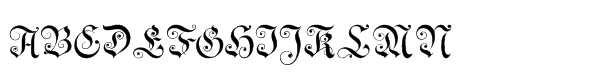 Theodore Regular Font UPPERCASE
