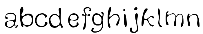 Thickhead Light Font LOWERCASE