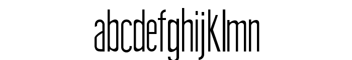 Thin Design Font LOWERCASE