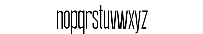 Thin Design Font LOWERCASE