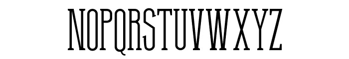 Thin Grotesk Serif Font UPPERCASE