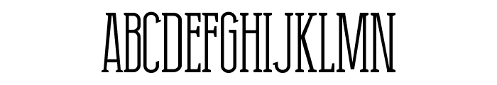 Thin Grotesk Serif Font LOWERCASE