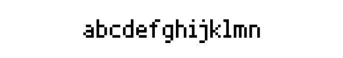 Thin Pixel-7 Font LOWERCASE