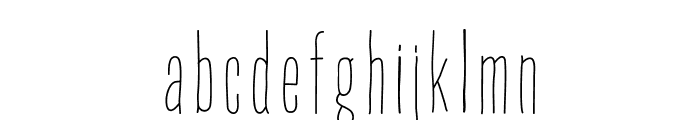ThinFingers-ThinFingers Font LOWERCASE