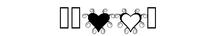 Thorn_Heart Font OTHER CHARS