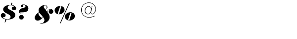 Thorowgood EF Regular Italic Font OTHER CHARS