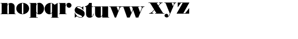 Thorowgood EF Regular Font LOWERCASE