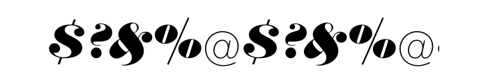 Thorowgood Regular Italic OT Font OTHER CHARS