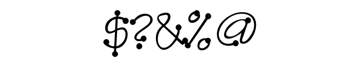 ThreadFun Italic Font OTHER CHARS