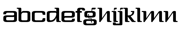 Three-Sixty Font LOWERCASE