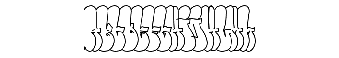 Throw-up Font Font LOWERCASE