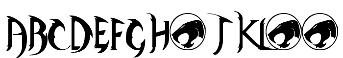 ThunderCats Font UPPERCASE