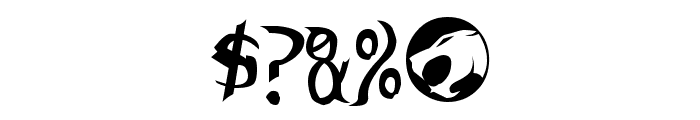 Thundercats Normal Font OTHER CHARS