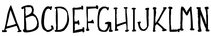 the TOADFROG Font UPPERCASE