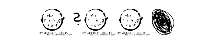 the-ring Font OTHER CHARS