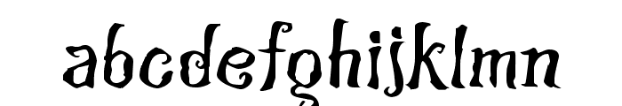 theCroach Font LOWERCASE