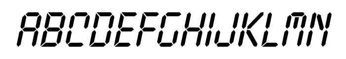Ticking Timebomb BB Italic Font UPPERCASE