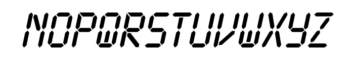 Ticking Timebomb BB Italic Font UPPERCASE