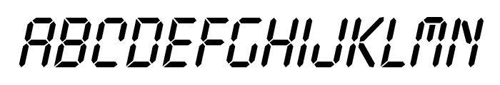 TickingTimebombBB-Italic Font UPPERCASE