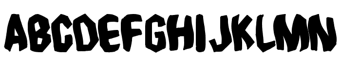 Timebomb Font UPPERCASE